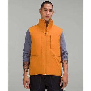 NWOT Lululemon Insulated Hiking Vest Autumn Orange LM4AIES Men’s Size XXL Preppy